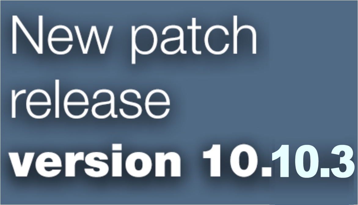 Open Inventor patch release 10.10.3 is available
