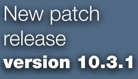 Open Inventor Toolkit patch release 10.3.1 is available