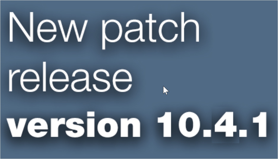 Open Inventor patch release 10.4.1 is available