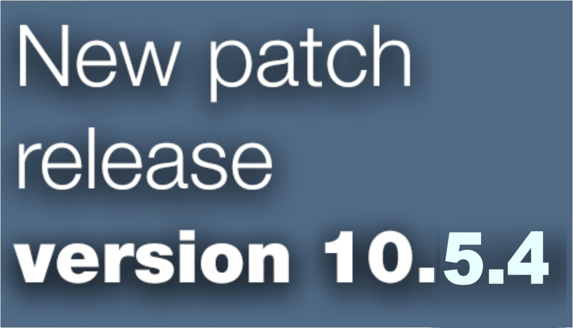 Open Inventor patch release 10.5.4 is available