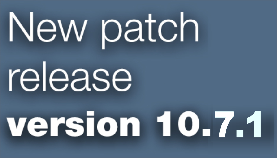 Open Inventor patch release 10.7.1 is available