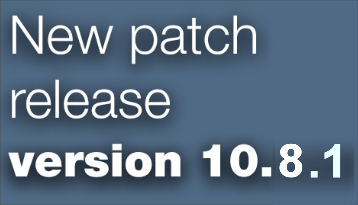 Open Inventor patch release 10.8.1 is available