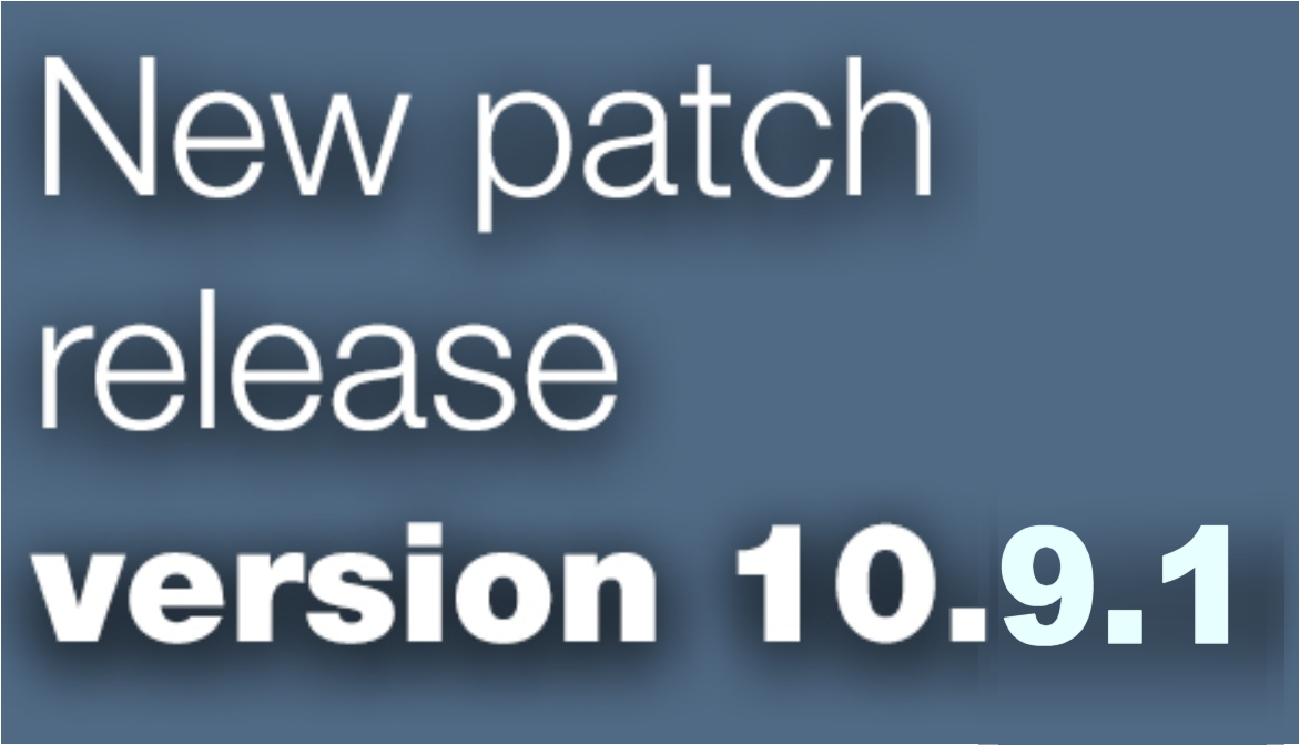 Open Inventor patch release 10.9.1 is available