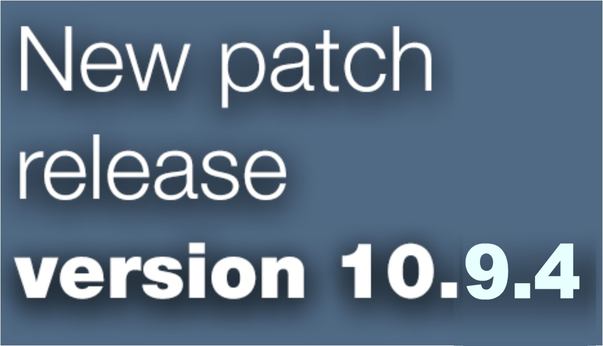 Open Inventor patch release 10.9.4 is available