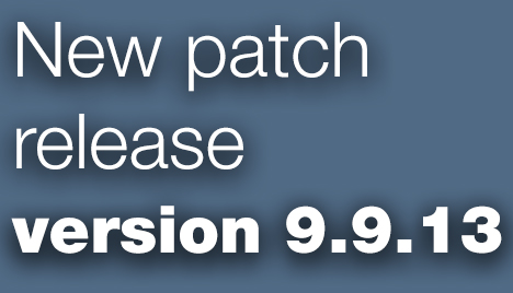 Open Inventor Toolkit 9.9.13 patch release is available