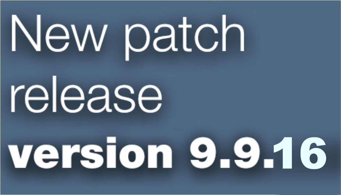 Open Inventor 9.9.16 patch release is available