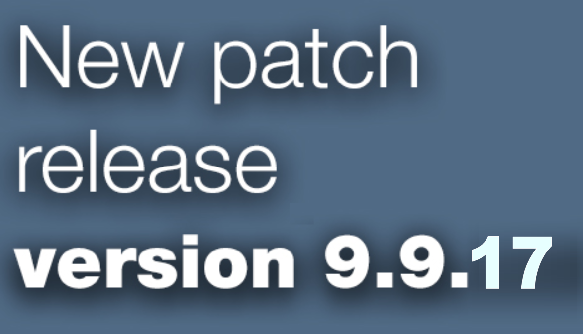 Open Inventor 9.9.17 patch release is available