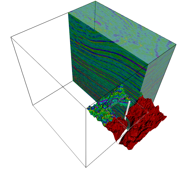 Height Field coloring from volume data