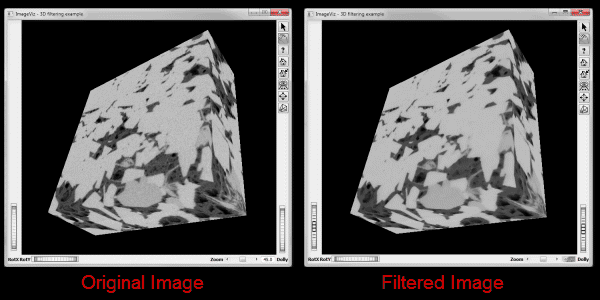 Denoising a 3D image